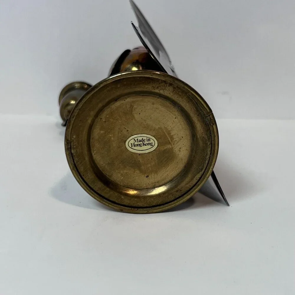 Brass and Copper‎ Angel Candle Holder made in Hong Kong 6